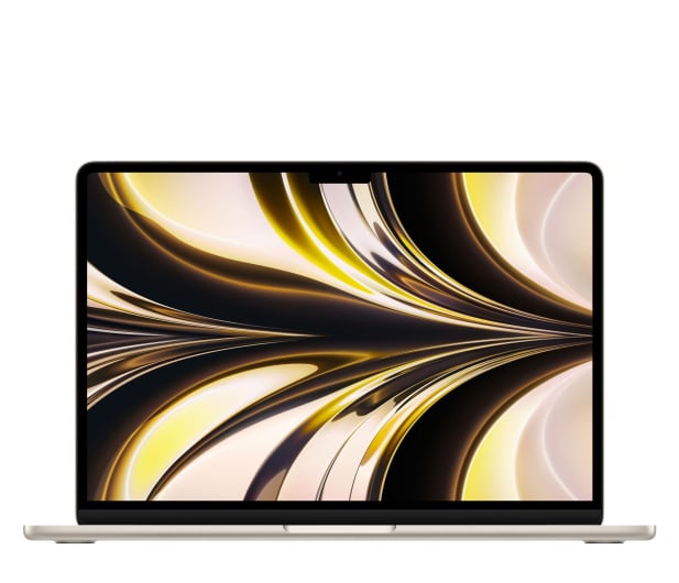 Laptop Apple MacBook Air M2/16GB/256/Mac OS Księżycowa poświata 8R GPU - Aluminiowa Obudowa / Matryca 100% DCI-P3