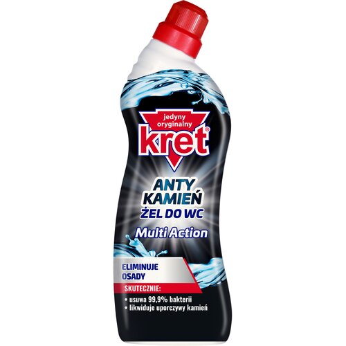 Żel do czyszczenia toalety KRET Antykamień Multi Action 750 ml