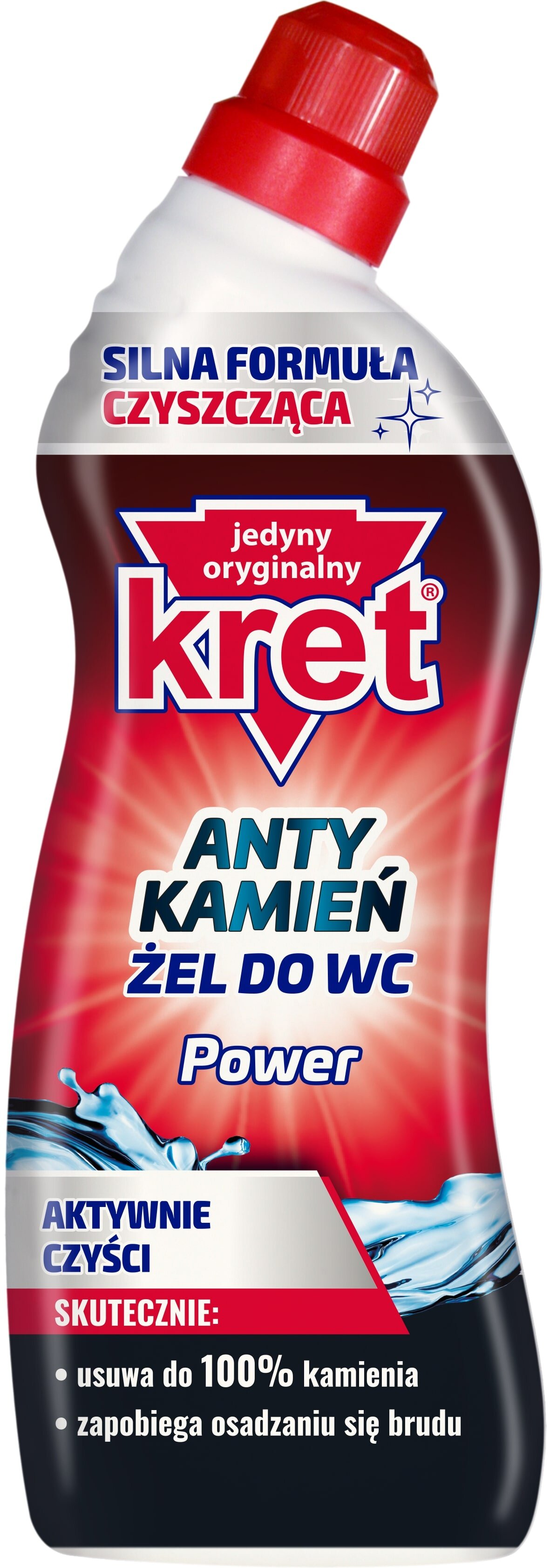 Żel do czyszczenia toalety KRET Antykamień Power 750 ml