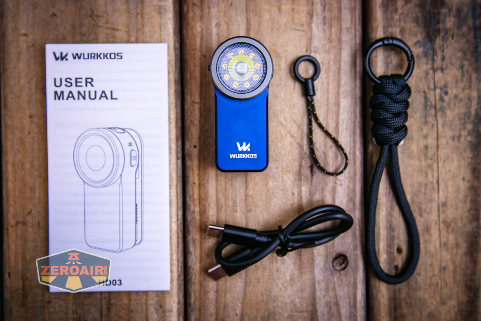 Latarka na klips Wurkkos HD03 Mini (~40zł z monetami) - moc 680lm, waga ~50g, 3 tryby (spot/flood/RGB), magnes, USB-C, IPX6 - $14.16