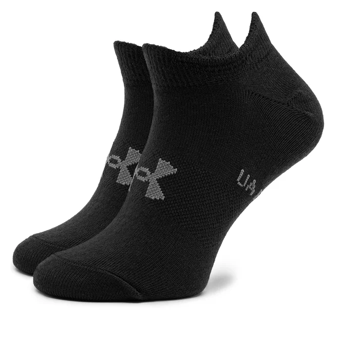 Zestaw 6 par niskich skarpet unisex Ua Essential No Show Czarny