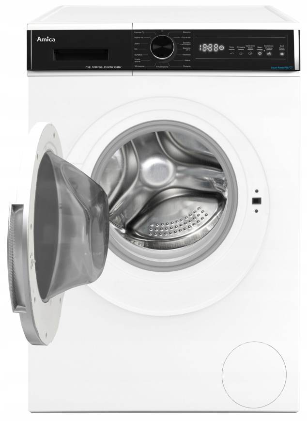 Zestaw Pralka Amica WA3S712BLiSHB + Suszarka Amica AD3S72LHB (E) 7-7kg
