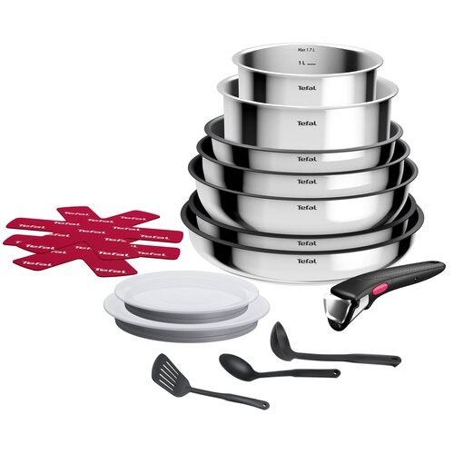Zestaw patelni TEFAL Ingenio Cook Eat (15 elementów)