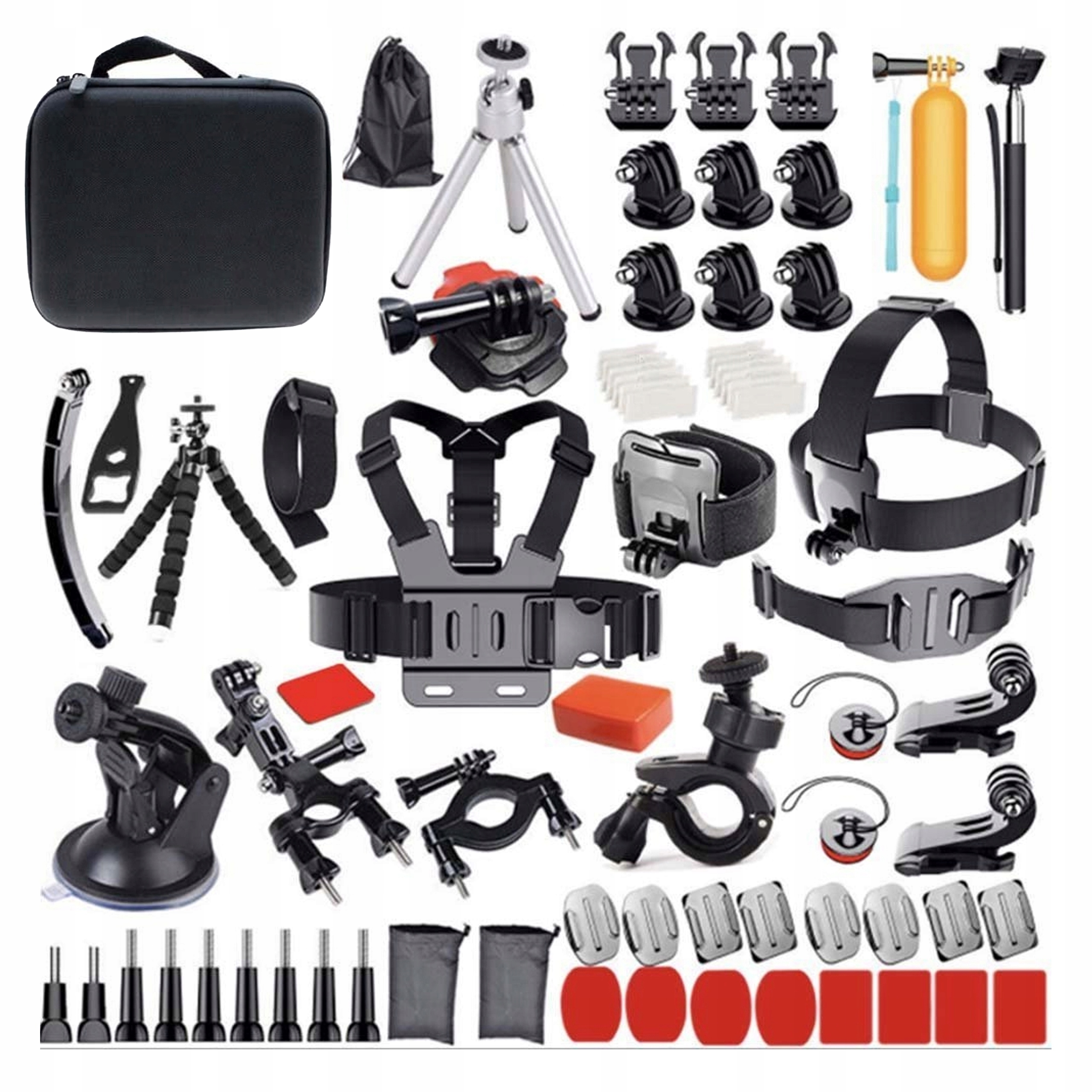 ZESTAW XXL AKCESORIA do Kamer DJI ACTION 6 5 4 3 INSTA SZELKI WLIZKA 50W1