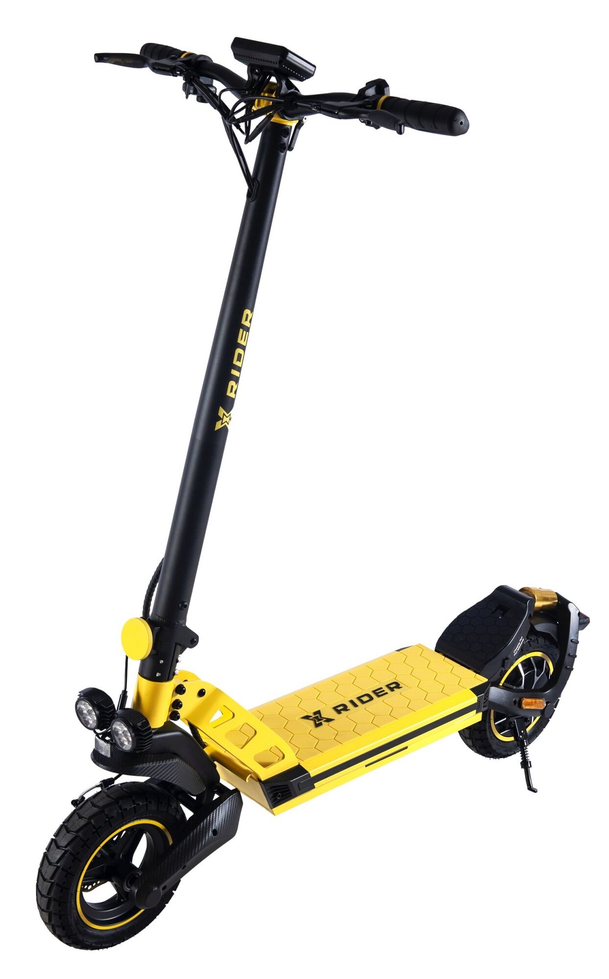 Hulajnoga elektryczna XRIDER F10 Czarno-żółty (Aplikacja media expert)