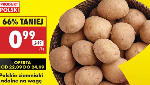 Ziemniaki Polskie na wagę 1kg Biedronka