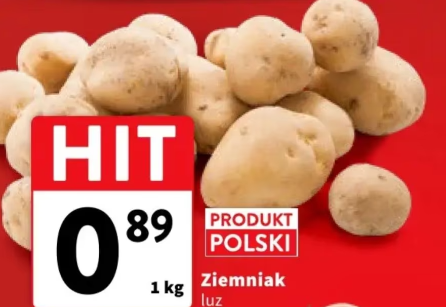[Intermarche] Ziemniaki - cena za 1 kg