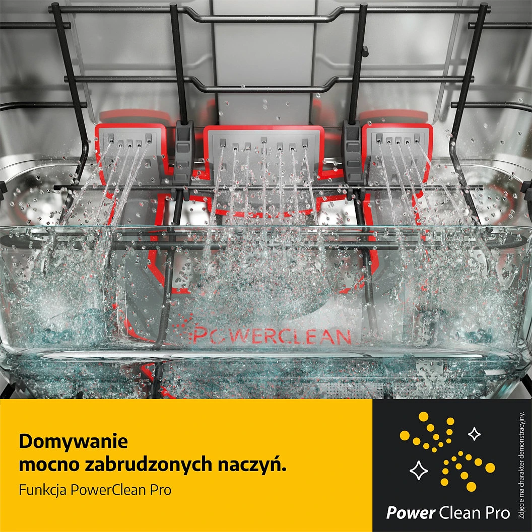 Zmywarka Whirlpool WIC3C34PFES PowerClean Pro Zawiasy ślizgowe 60cm