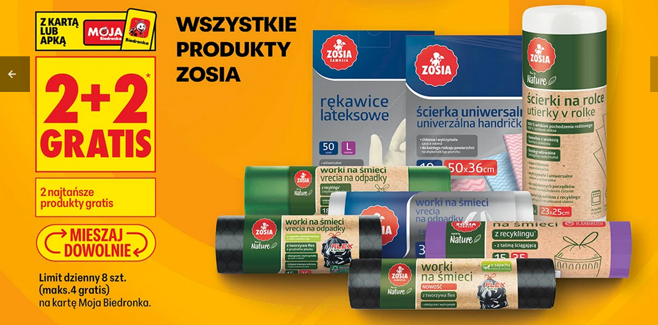 Wszystkie produkty marki Zosia (2+2 GRATiS)