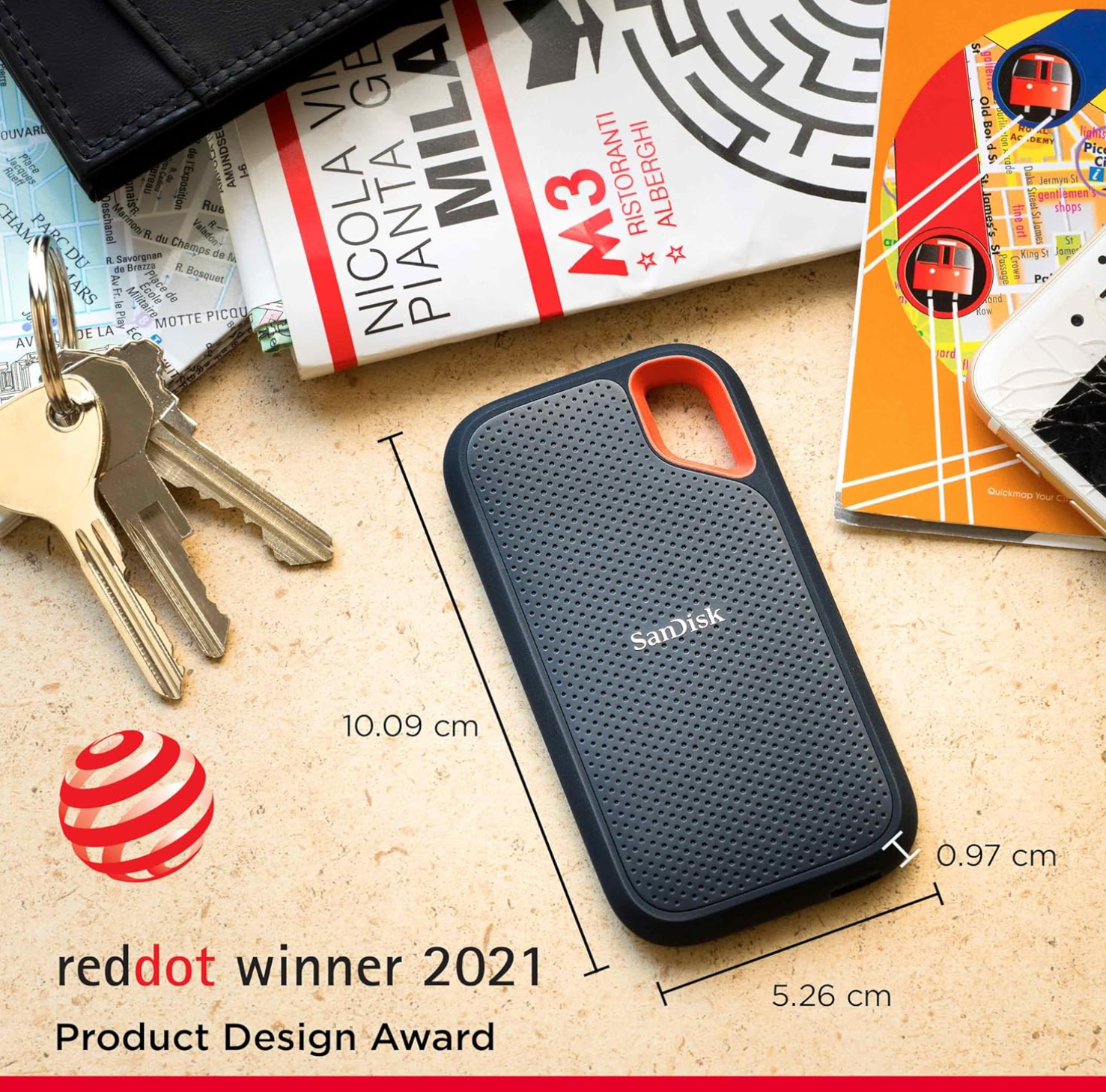 Dysk zewnętrzny SanDisk Extreme Portable SSD 2TB