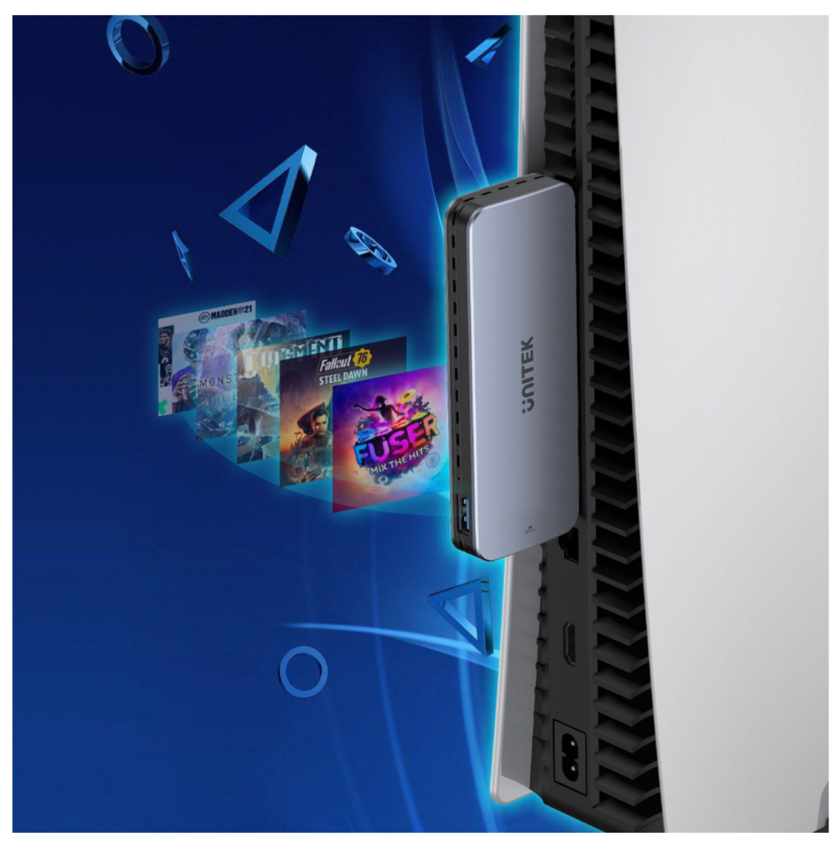 Obudowa dysku UNITEK S1224A PS4 i PS5