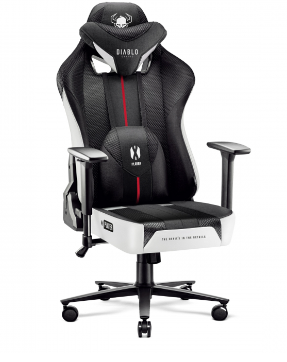 Materiałowy fotel gamingowy Diablo X-Player 2.0