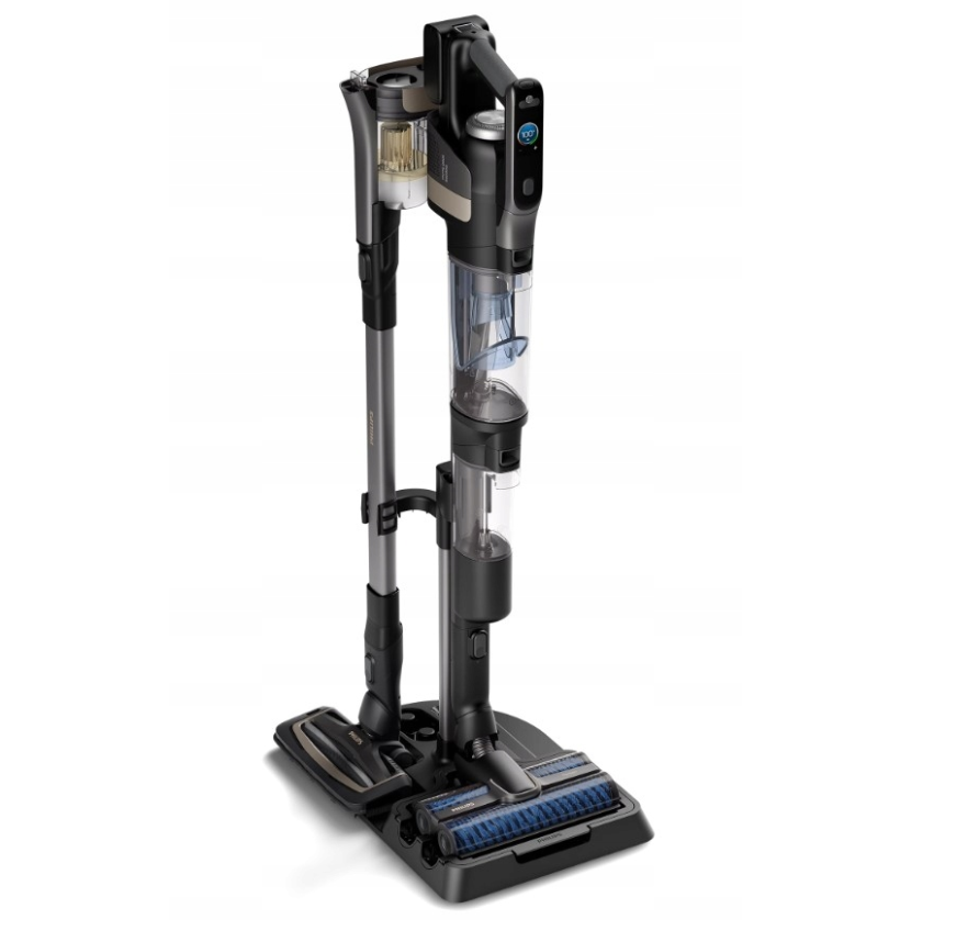 Odkurzacz pionowy Philips AquaTrio Cordless 9000 XW9385/01 2x Akumulator