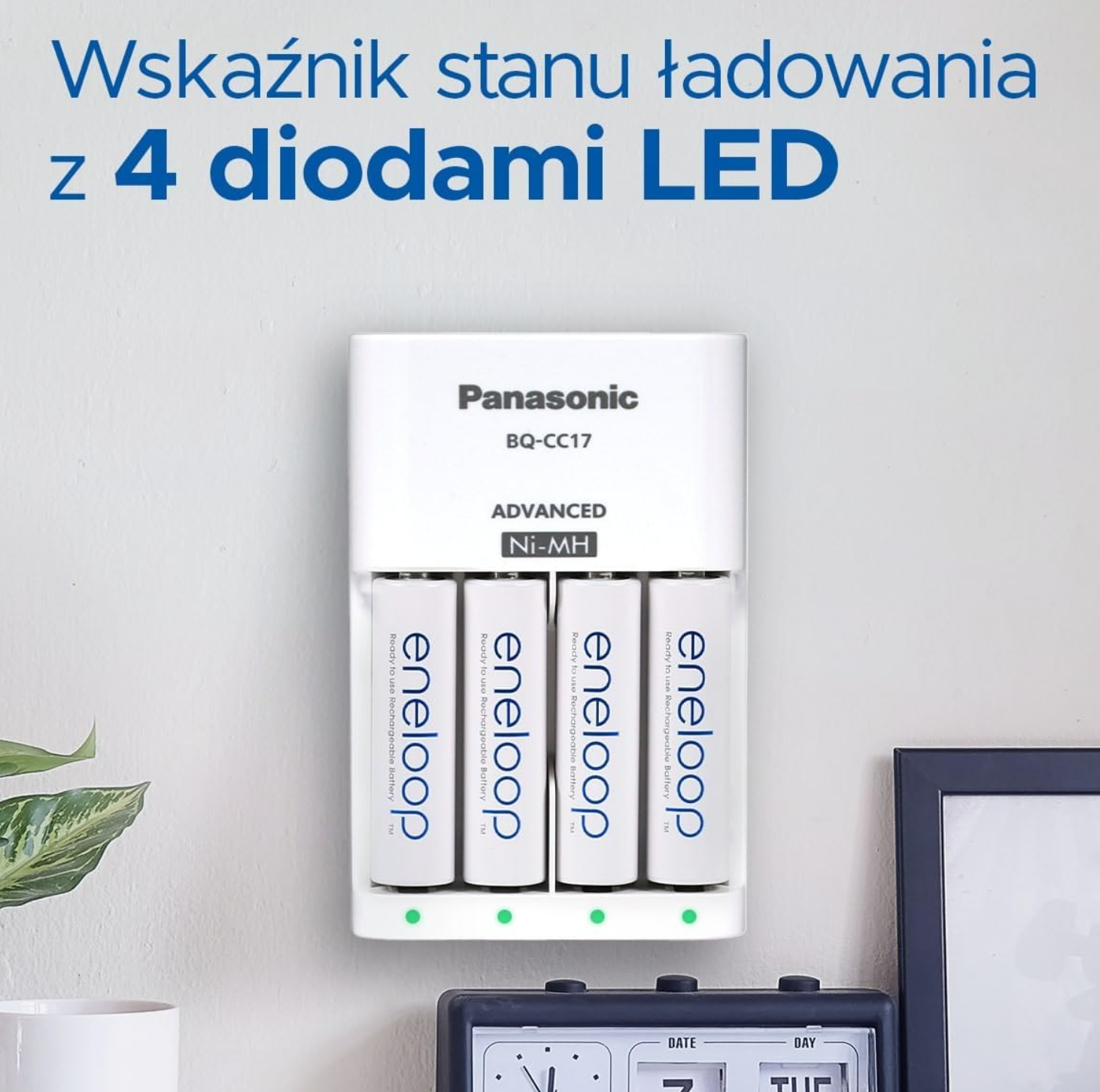 Ładowarka PANASONIC Eneloop BQ-CC17 + 4 akumulatorki AA 2000 mAh