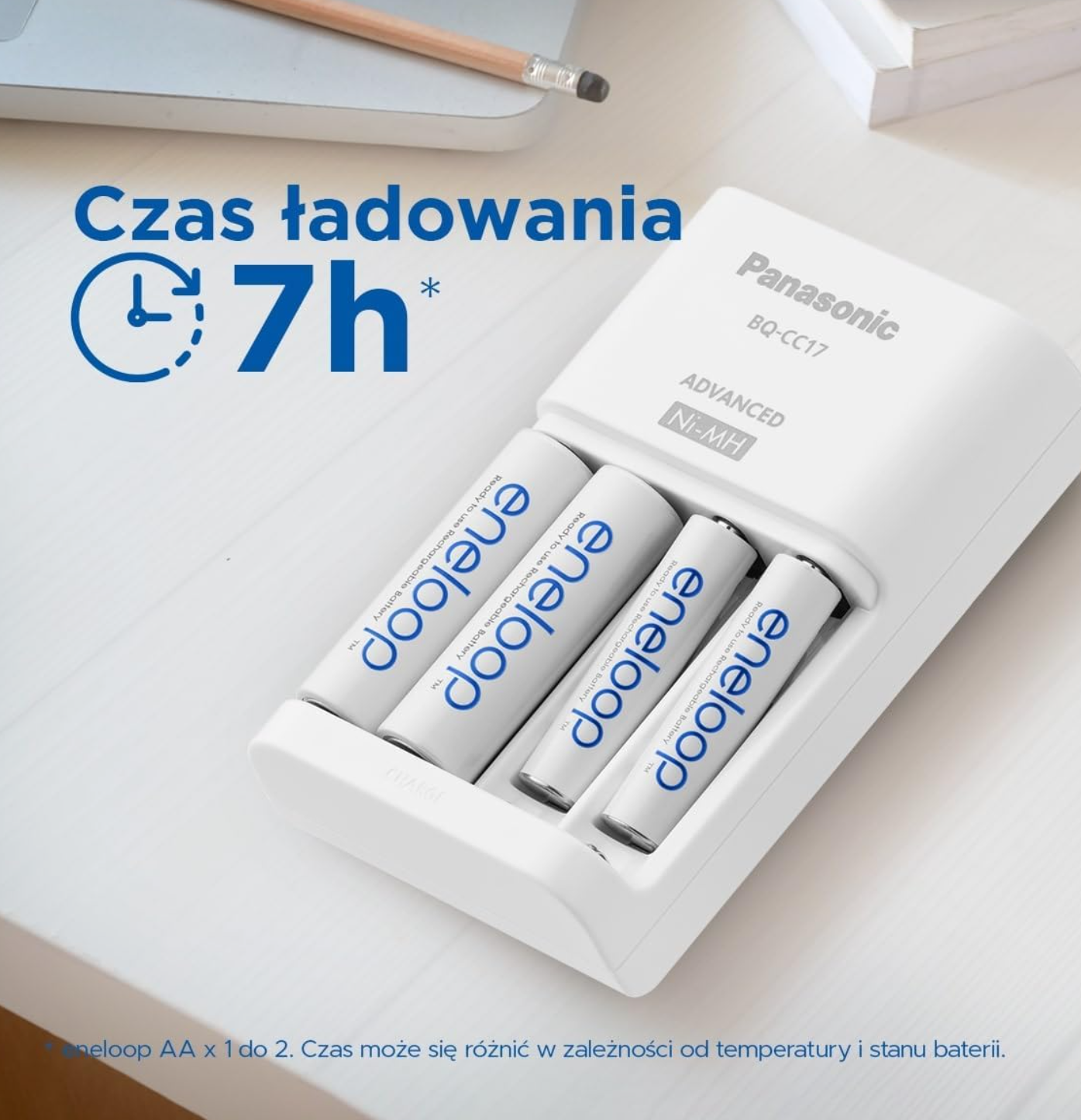 Ładowarka PANASONIC Eneloop BQ-CC17 + 4 akumulatorki AA 2000 mAh