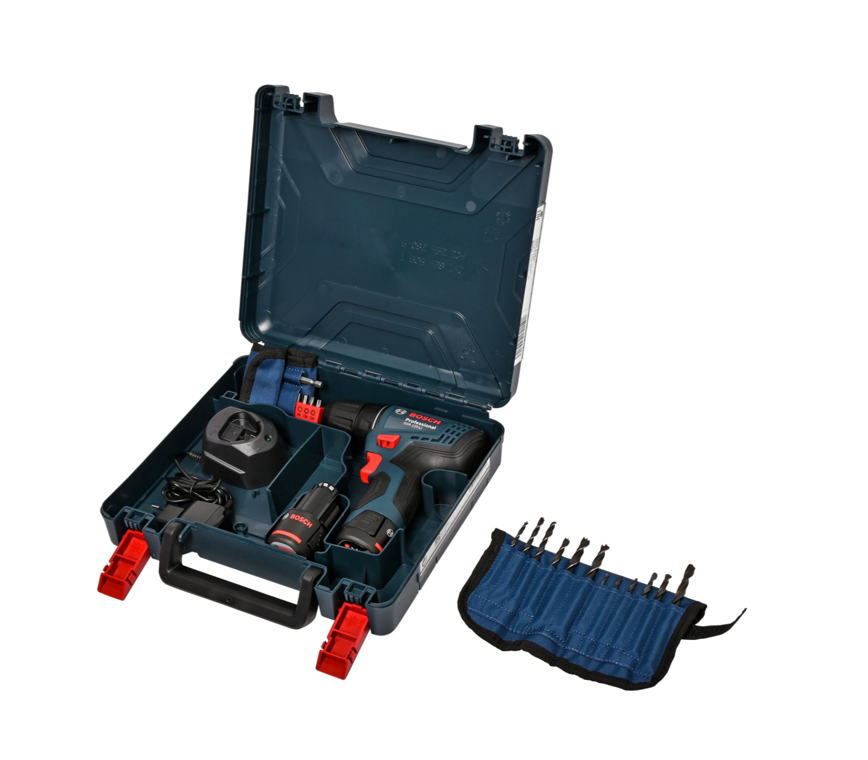 Wiertarko-wkrętarka BOSCH Professional GSR 120-LI 06019G8002 zestaw akumulatorów + osprzęt