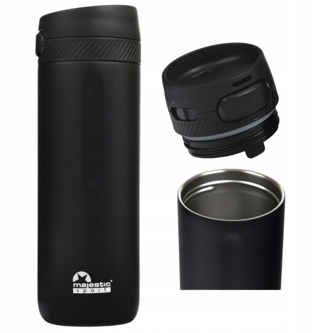 KUBEK TERMICZNY TERMOS NA KAWĘ HERBATĘ DO SAMOCHODU SZCZELNY 600 ML