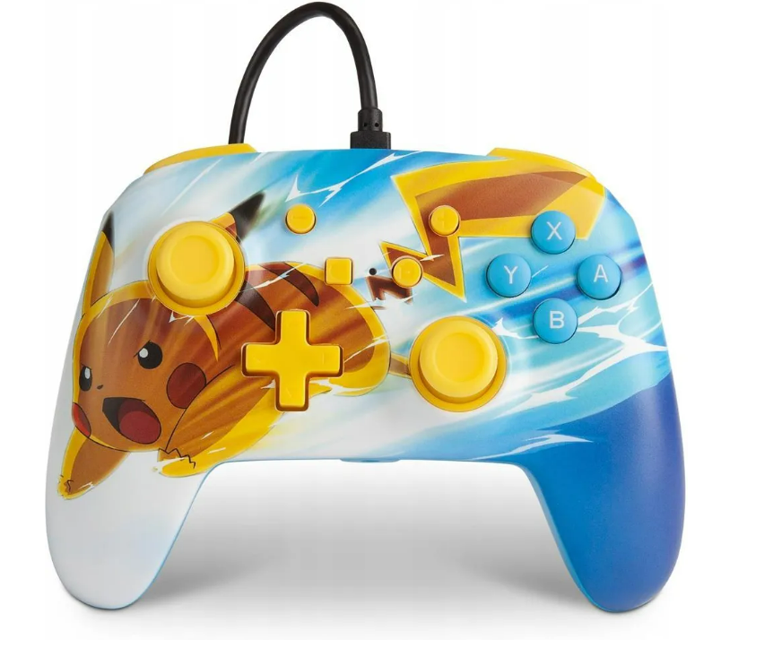 Pad  Przewodowy PowerA Enhanced Pokemon Pikachu Charge do Nintendo Switch