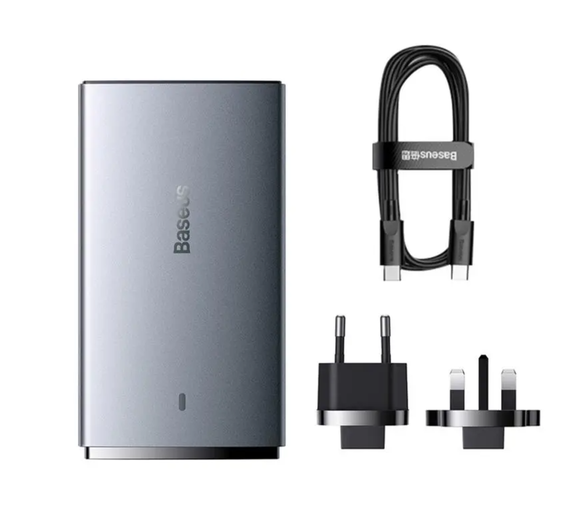 Ładowarka sieciowa Baseus GaN5 Pro Ultra-Slim Fast Charger C+U 65W wtyczka EU/UK
