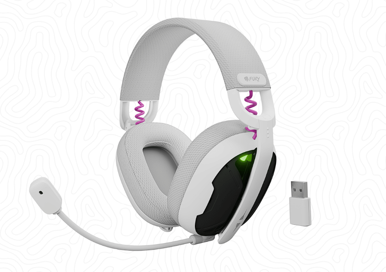 Słuchawki komputerowe Fukiya F6 Biały