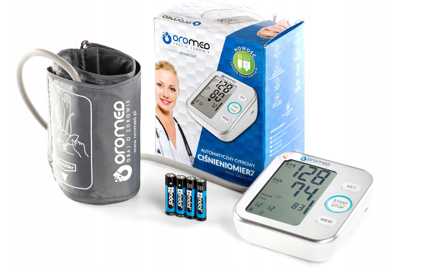 Ciśnieniomierz elektroniczny OROMED ORO-N6 BASIC