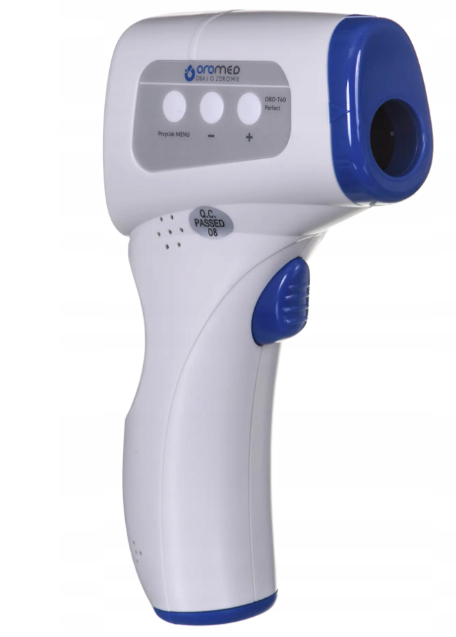 TERMOMETR BEZDOTYKOWY MEDYCZNY NA PODCZERWIEŃ