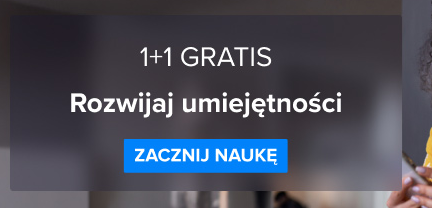 Promocja 1+1 gratis na kursy w strefakursow