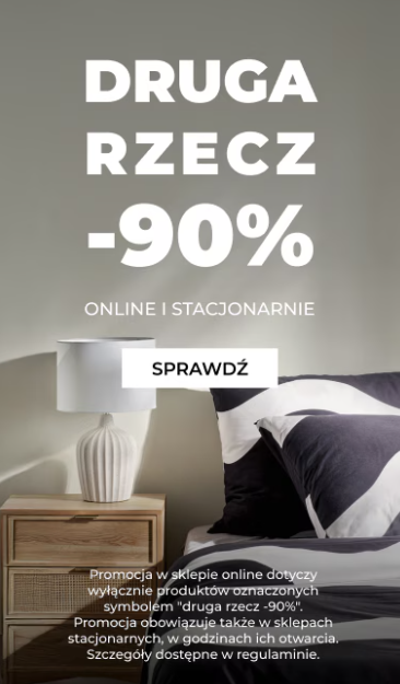 Promocja Home&You druga rzecz -90% online i stacjonarnie