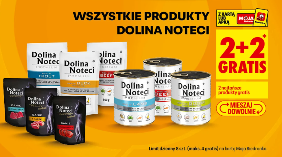 Wszystkie produkty Dolina Noteci 2+2 gratis