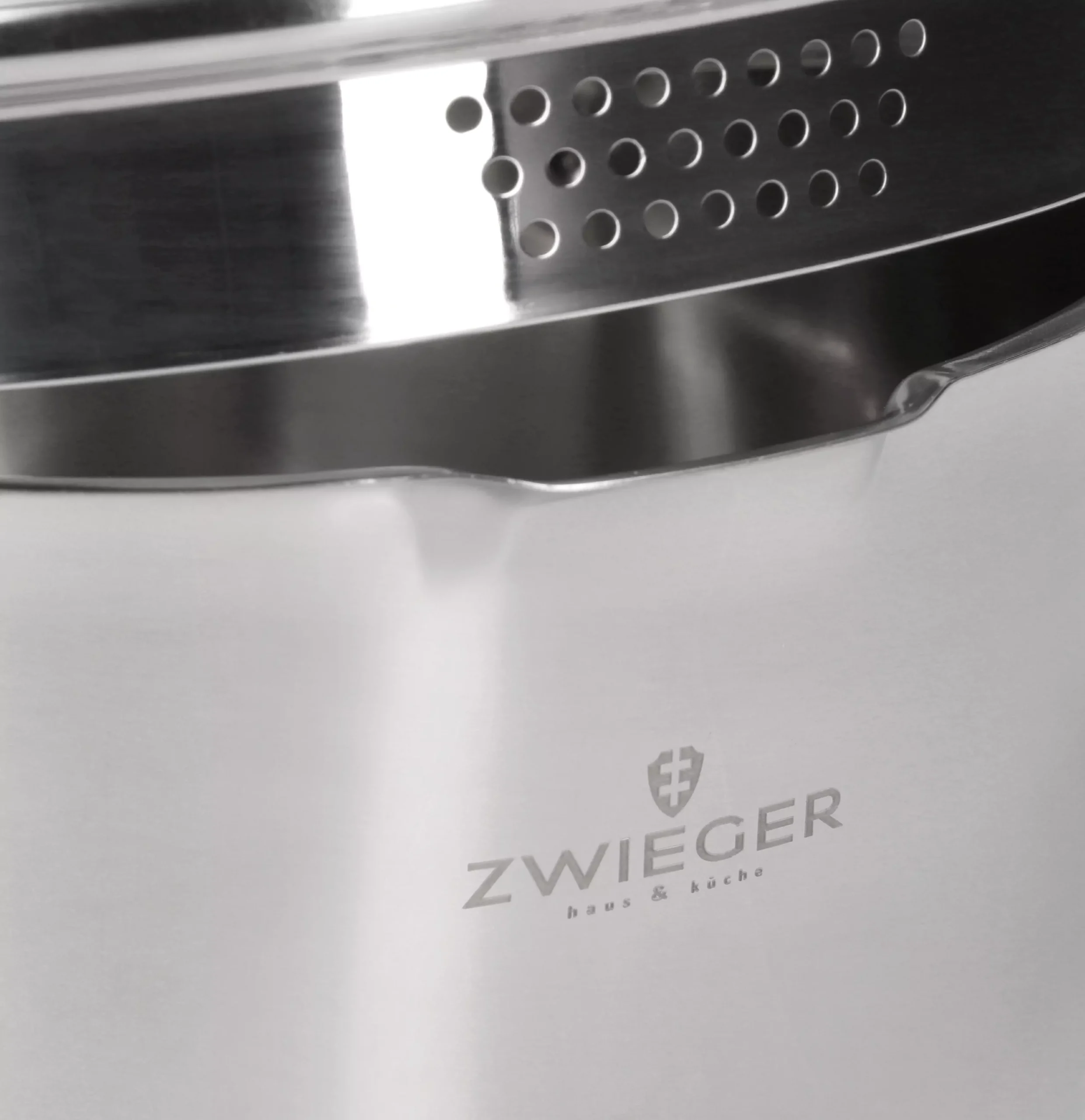 Garnek z cedzakiem ZWIEGER GABRO 20cm 3 litry | 24cm 5 litrów za 89zł | zestaw za 149zł