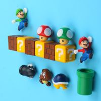 Zestaw magnesów na lodówkę z Mario