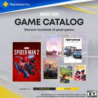PlayStation Plus Extra/Premium - Luty 2026: Marvel's Spider-Man 2 / Test Drive Unlimited Solar Crown / Neva