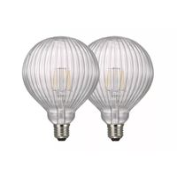 Żarówka dekoracyjna glamour E27, 150lm, 2200K, LED - 2 szt.