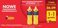 Olej słonecznikowy wyborny 1+1 Gratis