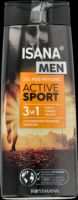 Żel pod prysznic dla mężczyzn  3w1 ISANA MEN Active Sport