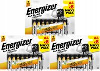 24x Bateria ENERGIZER Alkaline Power LR6 AA R6 E91 1,5V