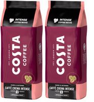 2x Kawa COSTA COFFEE Caffe Crema Rich coffee beans 1kg z Polski
