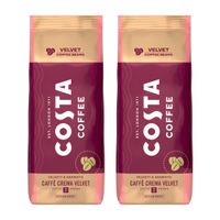 2x COSTA COFFEE Crema Velvet Bean Coffee 1kg - AliExpress
