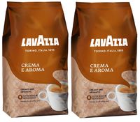 2x Kawa Ziarnista LAVAZZA Crema e Aroma 1 kg z Polski