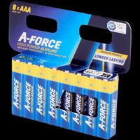 Baterie A-Force High Power Alkaline AAA 8 szt. | Action PL