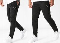 SPODNIE PUMA MĘSKIE CZARNE DRESOWE SPORTOWE TRENINGOWE L