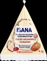 ISANA maska do włosów jednominutowa, Olejek Arganowy i Żurawina