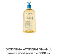 BIODERMA ATODERM Olejek do kąpieli i pod prysznic, 1000 ml