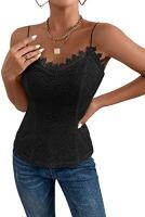 Damski top koronkowy na ramiączkach. Rozmiar L