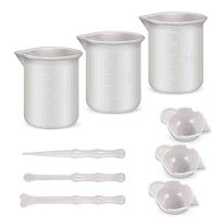 DAIRF Miarka silikonowa do żywicy, 9 sztuk