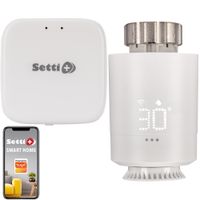 Głowica termostatyczna SETTI+ TRV001 + Bramka ZigBee TRV350