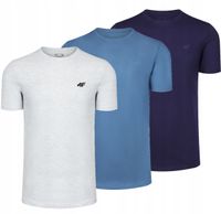 4F T-SHIRT MĘSKI KOSZULKA ZESTAW KOMPLET 3 SZTUKI