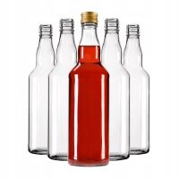 Butelki szklane SuperButelki 500 ml z zakrętką 50 sztuk