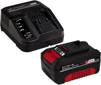 Oryginalny Einhell zestaw startowy akumulator i ładowarka Power X-Change (Li-ion, 18 V, 4,0 Ah i szybka ładowarka, do wszystkich urządzeń Power X-Change)