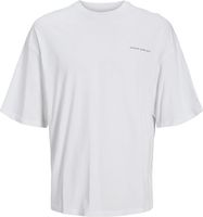 JACK & JONES Jjalmos Tee SS Crew Neck – koszulka męska, biała, rozmiar M